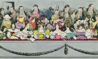 Premiere Loge de un teatro de Fortune Delarue